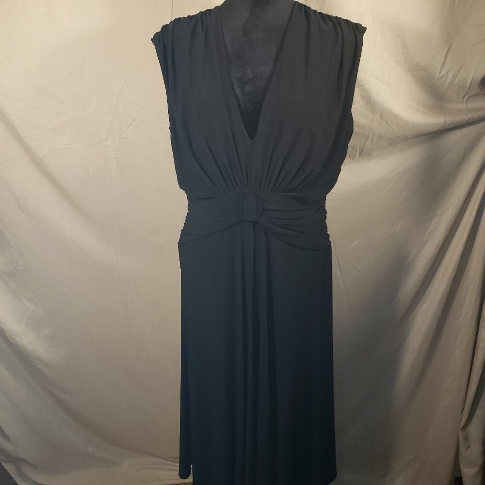 Jones Wear Dress Black Midi Dress Size 14